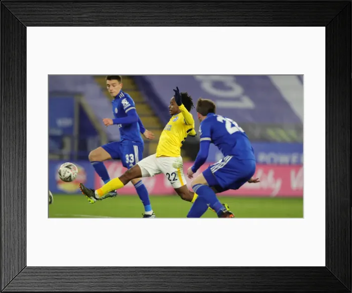 Framed Print : FA Cup Showdown: Leicester City vs. Brighton and Hove Albion (10FEB21) Framed Print : FA Cup Showdown: Leicester City vs. Brighton and Hove Albion (10FEB21)