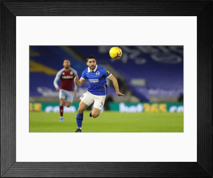 Framed Print : Brighton and Hove Albion vs. Aston Villa: A Premier League Clash at American Express Community Stadium on 13th February 2021 Framed Print : Brighton and Hove Albion vs. Aston Villa: A Premier League Clash at American Express Community Stadium on 13th February 2021