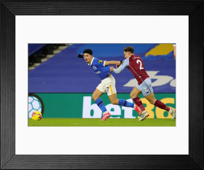 Framed Print : Brighton and Hove Albion vs. Aston Villa: A Premier League Clash at American Express Community Stadium on 13th February 2021 Framed Print : Brighton and Hove Albion vs. Aston Villa: A Premier League Clash at American Express Community Stadium on 13th February 2021