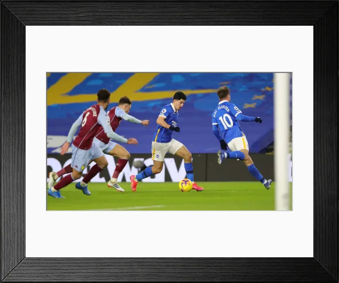 Framed Print : Intense Premier League Showdown: Brighton & Hove Albion vs. Aston Villa (13FEB21) Framed Print : Intense Premier League Showdown: Brighton & Hove Albion vs. Aston Villa (13FEB21)