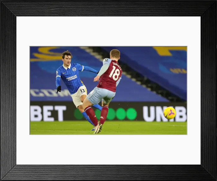 Framed Print : Intense Premier League Showdown: Brighton & Hove Albion vs. Aston Villa (13FEB21) Framed Print : Intense Premier League Showdown: Brighton & Hove Albion vs. Aston Villa (13FEB21)