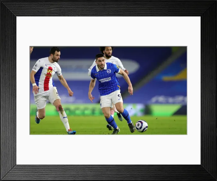Framed Print : Intense Premier League Showdown: Brighton & Hove Albion vs. Crystal Palace (22FEB21) Framed Print : Intense Premier League Showdown: Brighton & Hove Albion vs. Crystal Palace (22FEB21)