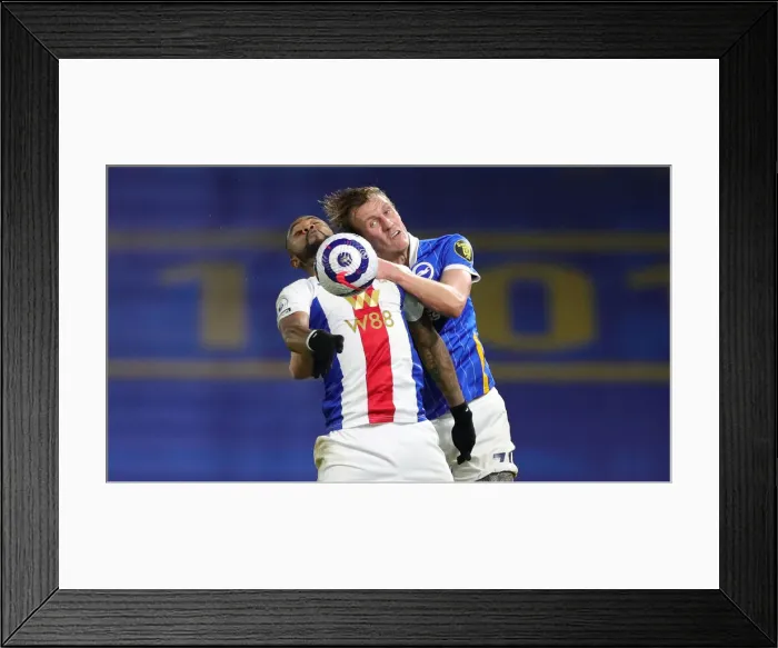 Framed Print : Intense Clash: Brighton & Hove Albion vs. Crystal Palace (Premier League, 22FEB21) Framed Print : Intense Clash: Brighton & Hove Albion vs. Crystal Palace (Premier League, 22FEB21)