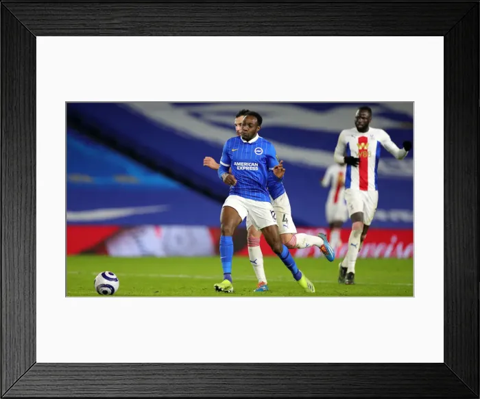 Framed Print : Intense Premier League Showdown: Brighton vs. Crystal Palace (22FEB21)