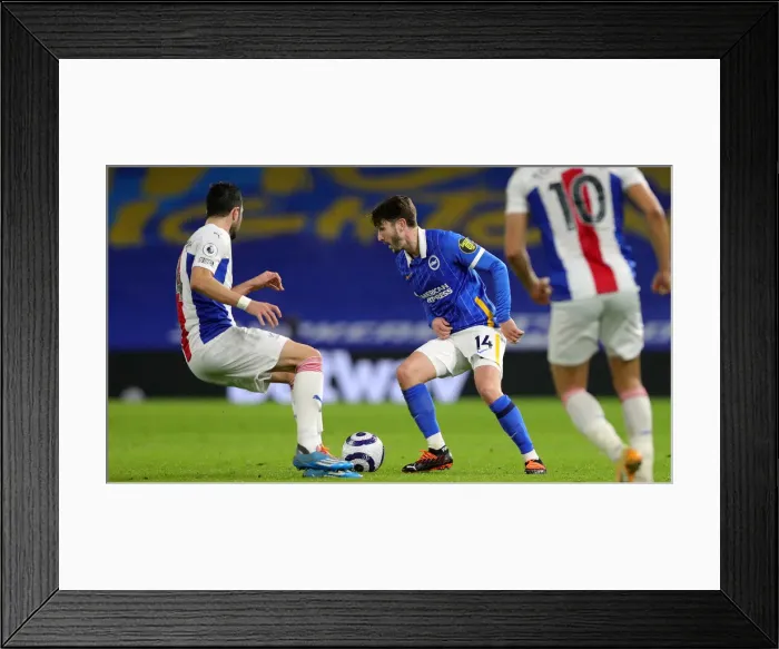 Framed Print : Intense Premier League Showdown: Brighton & Hove Albion vs. Crystal Palace (22FEB21) Framed Print : Intense Premier League Showdown: Brighton & Hove Albion vs. Crystal Palace (22FEB21)