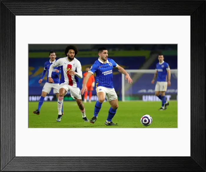 Framed Print : Brighton vs. Crystal Palace: Intense Premier League Clash at American Express Community Stadium - 22nd February 2021 Framed Print : Brighton vs. Crystal Palace: Intense Premier League Clash at American Express Community Stadium - 22nd February 2021