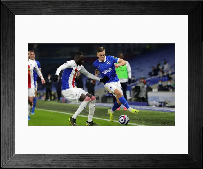 Framed Print : Intense Premier League Showdown: Brighton & Hove Albion vs. Crystal Palace (22FEB21) Framed Print : Intense Premier League Showdown: Brighton & Hove Albion vs. Crystal Palace (22FEB21)