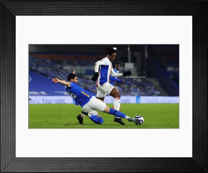 Framed Print : Intense Premier League Showdown: Brighton & Hove Albion vs. Crystal Palace (22FEB21) Framed Print : Intense Premier League Showdown: Brighton & Hove Albion vs. Crystal Palace (22FEB21)