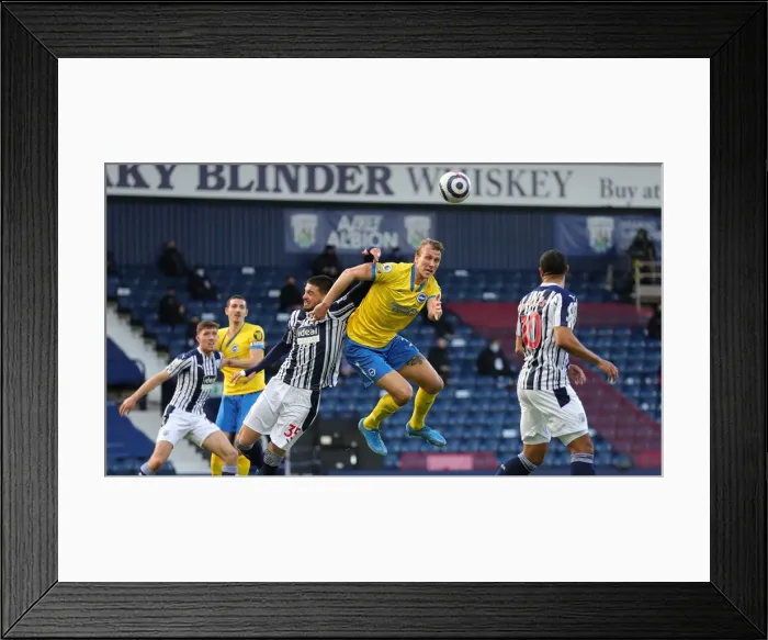 Framed Print : Premier League Clash: West Bromwich Albion vs. Brighton and Hove Albion at The Hawthorns (27FEB21) Framed Print : Premier League Clash: West Bromwich Albion vs. Brighton and Hove Albion at The Hawthorns (27FEB21)