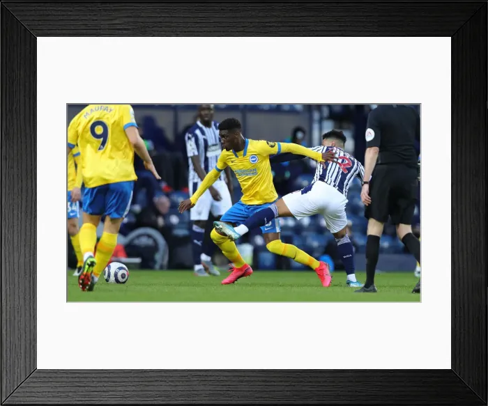 Framed Print : Premier League Showdown: West Bromwich Albion vs. Brighton and Hove Albion (27FEB21) Framed Print : Premier League Showdown: West Bromwich Albion vs. Brighton and Hove Albion (27FEB21)