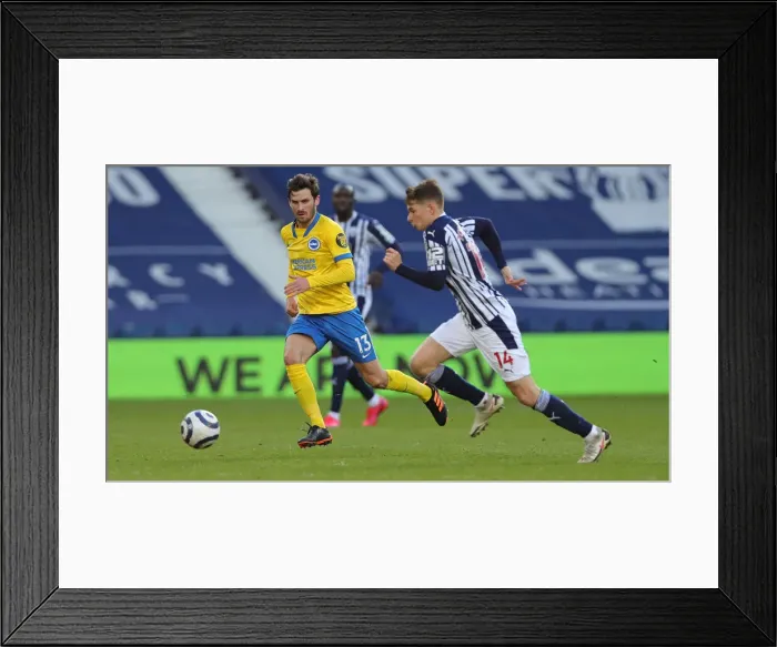 Framed Print : Brighton and Hove Albion vs. West Bromwich Albion: Intense Premier League Clash at The Hawthorns (27FEB21) Framed Print : Brighton and Hove Albion vs. West Bromwich Albion: Intense Premier League Clash at The Hawthorns (27FEB21)