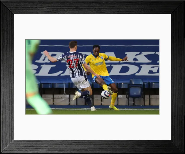 Framed Print : Premier League Showdown: West Bromwich Albion vs. Brighton and Hove Albion (27FEB21) Framed Print : Premier League Showdown: West Bromwich Albion vs. Brighton and Hove Albion (27FEB21)