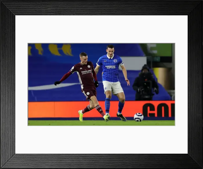 Framed Print : Intense Premier League Showdown: Brighton & Hove Albion vs. Leicester City (06MAR21)