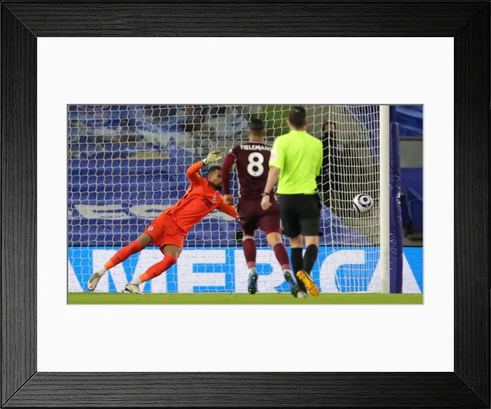Framed Print : Intense Premier League Showdown: Brighton & Hove Albion vs. Leicester City (06MAR21) Framed Print : Intense Premier League Showdown: Brighton & Hove Albion vs. Leicester City (06MAR21)