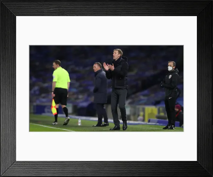 Framed Print : Premier League Showdown: Brighton & Hove Albion vs. Leicester City (06MAR21) Framed Print : Premier League Showdown: Brighton & Hove Albion vs. Leicester City (06MAR21)