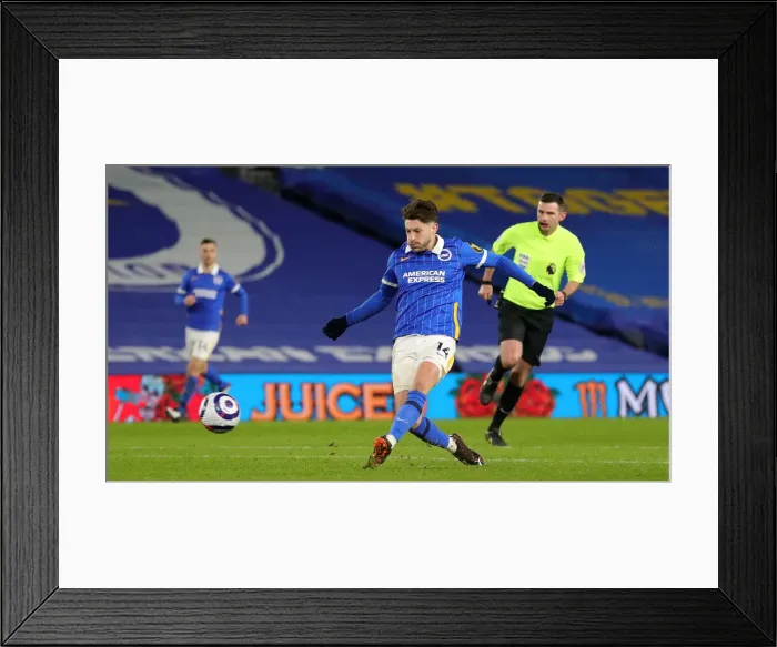 Framed Print : Intense Premier League Clash: Brighton & Hove Albion vs. Leicester City (06MAR21) Framed Print : Intense Premier League Clash: Brighton & Hove Albion vs. Leicester City (06MAR21)