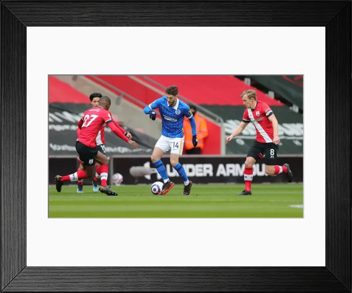 Framed Print : Intense Premier League Showdown: Southampton vs. Brighton & Hove Albion at St. Mary's Stadium (14MAR21) Framed Print : Intense Premier League Showdown: Southampton vs. Brighton & Hove Albion at St. Mary's Stadium (14MAR21)