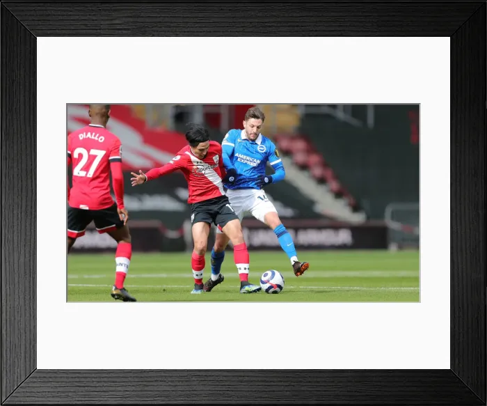 Framed Print : Premier League Showdown: Southampton vs. Brighton & Hove Albion (14MAR21) Framed Print : Premier League Showdown: Southampton vs. Brighton & Hove Albion (14MAR21)