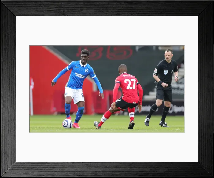 Framed Print : Southampton vs. Brighton & Hove Albion: Intense Premier League Clash at St. Mary's Stadium (14MAR21) Framed Print : Southampton vs. Brighton & Hove Albion: Intense Premier League Clash at St. Mary's Stadium (14MAR21)