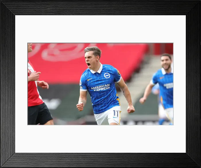 Framed Print : Premier League Clash: Southampton vs. Brighton & Hove Albion at St. Mary's Stadium (14MAR21)