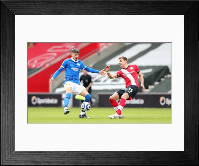 Framed Print : Premier League Rivalry: Southampton vs. Brighton & Hove Albion (14MAR21) Framed Print : Premier League Rivalry: Southampton vs. Brighton & Hove Albion (14MAR21)