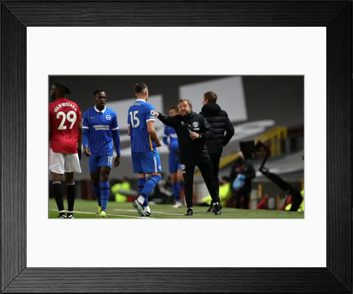 Framed Print : Battling it Out: Manchester United vs. Brighton and Hove Albion at Old Trafford (04APR21) Framed Print : Battling it Out: Manchester United vs. Brighton and Hove Albion at Old Trafford (04APR21)