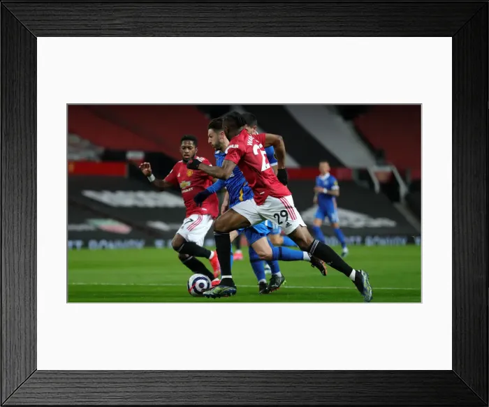 Framed Print : Intense Premier League Showdown: Manchester United vs. Brighton & Hove Albion (04APR21) Framed Print : Intense Premier League Showdown: Manchester United vs. Brighton & Hove Albion (04APR21)