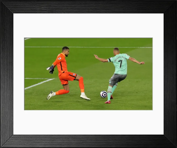 Framed Print : Brighton and Hove Albion v Everton Premier League 12APR21