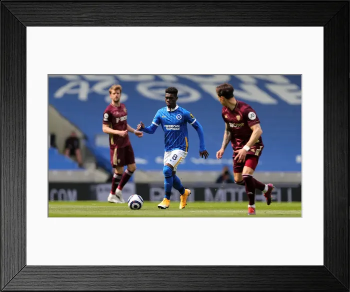Framed Print : Intense Premier League Showdown: Brighton & Hove Albion vs. Leeds United (01MAY21) Framed Print : Intense Premier League Showdown: Brighton & Hove Albion vs. Leeds United (01MAY21)