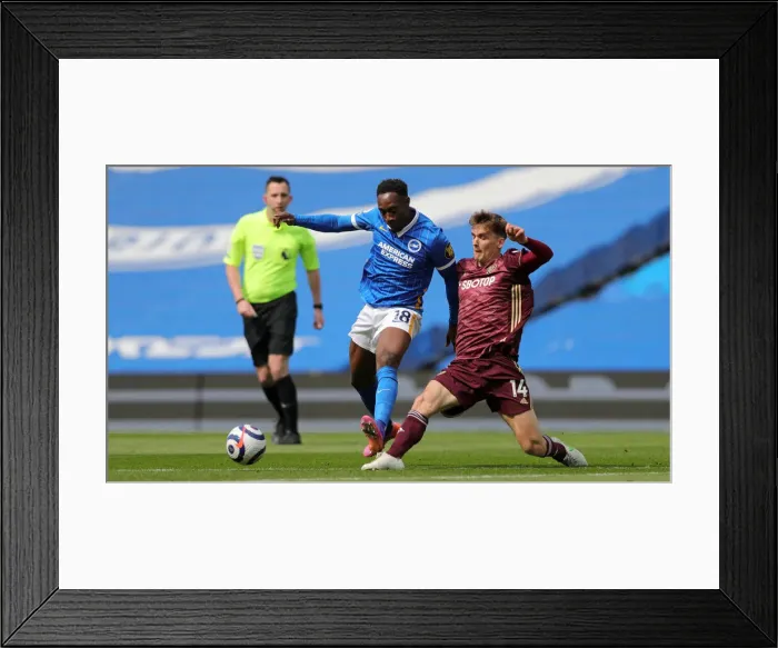 Framed Print : Brighton and Hove Albion vs. Leeds United: A Premier League Showdown (01MAY21) Framed Print : Brighton and Hove Albion vs. Leeds United: A Premier League Showdown (01MAY21)