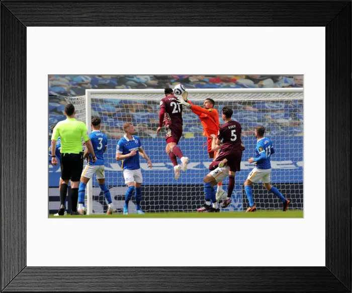 Framed Print : Intense Premier League Showdown: Brighton & Hove Albion vs. Leeds United (01MAY21) Framed Print : Intense Premier League Showdown: Brighton & Hove Albion vs. Leeds United (01MAY21)