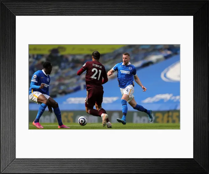 Framed Print : Intense Premier League Clash: Brighton & Hove Albion vs. Leeds United (01 / 05 / 2021) Framed Print : Intense Premier League Clash: Brighton & Hove Albion vs. Leeds United (01 / 05 / 2021)