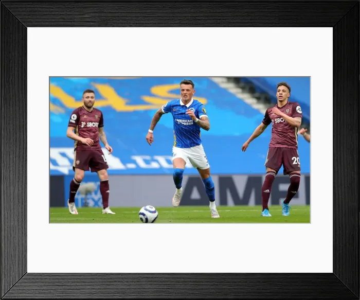 Framed Print : Intense Premier League Showdown: Brighton & Hove Albion vs. Leeds United (01MAY21) Framed Print : Intense Premier League Showdown: Brighton & Hove Albion vs. Leeds United (01MAY21)