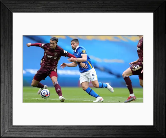 Framed Print : Intense Premier League Showdown: Brighton & Hove Albion vs. Leeds United (01MAY21) Framed Print : Intense Premier League Showdown: Brighton & Hove Albion vs. Leeds United (01MAY21)