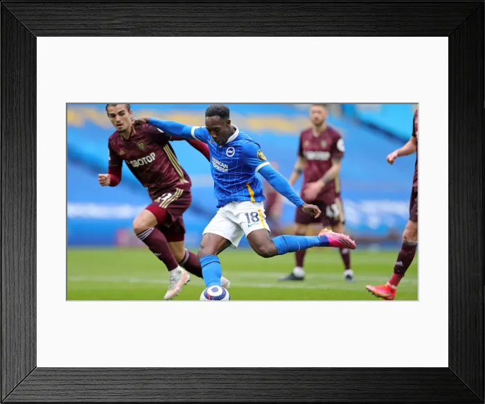 Framed Print : Intense Premier League Showdown: Brighton & Hove Albion vs. Leeds United (01MAY21) Framed Print : Intense Premier League Showdown: Brighton & Hove Albion vs. Leeds United (01MAY21)