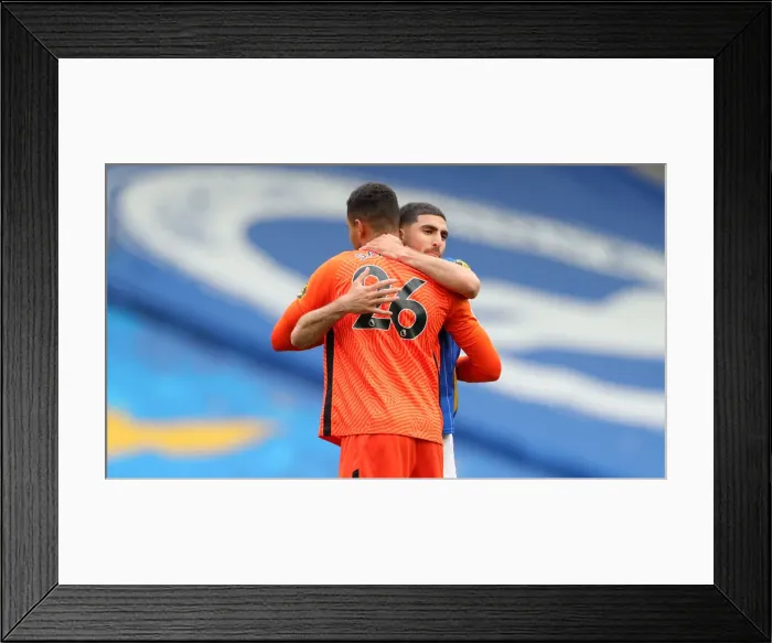 Framed Print : Intense Premier League Showdown: Brighton & Hove Albion vs. Leeds United (01MAY21) Framed Print : Intense Premier League Showdown: Brighton & Hove Albion vs. Leeds United (01MAY21)