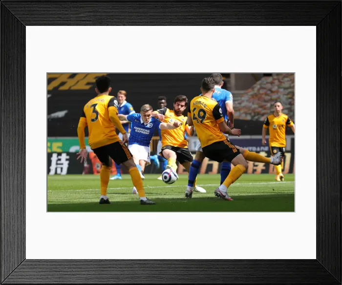 Framed Print : Intense Premier League Showdown: Wolverhampton Wanderers vs. Brighton and Hove Albion at Molineux Stadium (09MAY21) Framed Print : Intense Premier League Showdown: Wolverhampton Wanderers vs. Brighton and Hove Albion at Molineux Stadium (09MAY21)