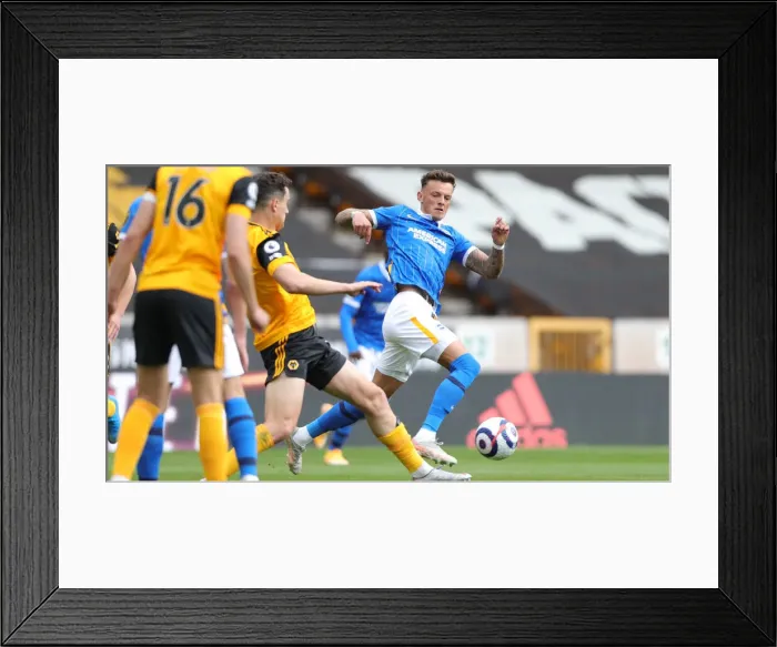 Framed Print : Premier League Showdown: Wolverhampton Wanderers vs. Brighton and Hove Albion at Molineux Stadium (May 9, 2021) Framed Print : Premier League Showdown: Wolverhampton Wanderers vs. Brighton and Hove Albion at Molineux Stadium (May 9, 2021)