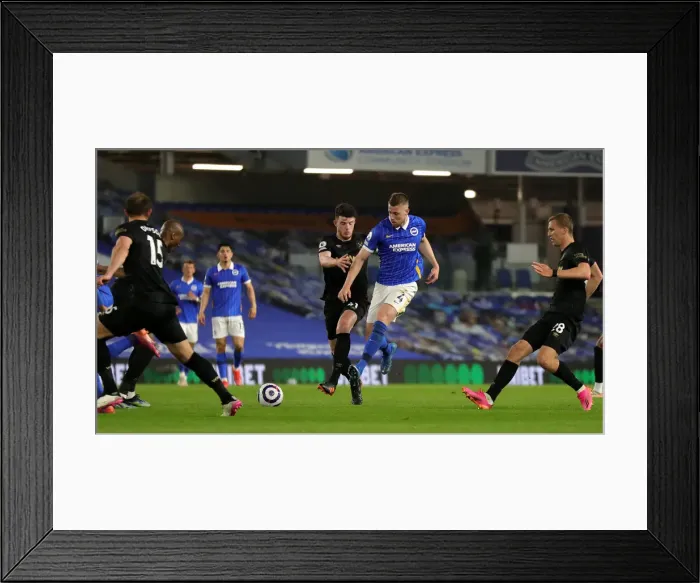Framed Print : Intense Premier League Showdown: Brighton & Hove Albion vs. West Ham United (15May21)