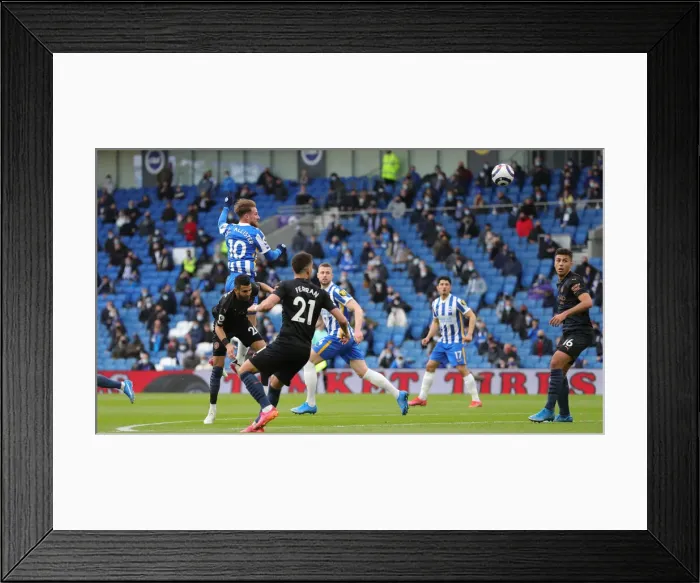 Framed Print : Premier League Showdown: Brighton & Hove Albion vs Manchester City (18MAY21)