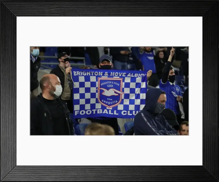 Framed Print : Premier League Showdown: Brighton & Hove Albion vs Manchester City (18MAY21)