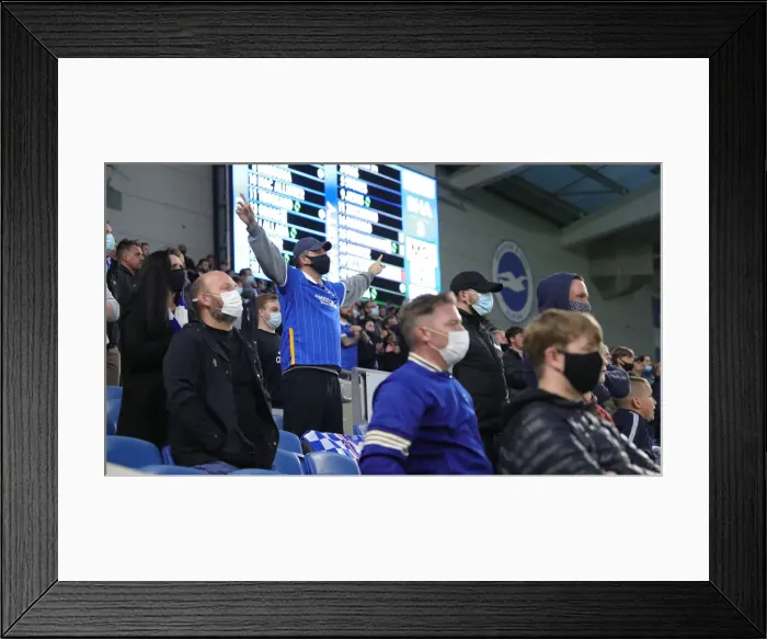 Framed Print : Premier League Showdown: Brighton vs Manchester City (18MAY21)