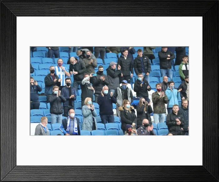 Framed Print : Premier League Showdown: Brighton vs Manchester City (18MAY21) - American Express Community Stadium Framed Print : Premier League Showdown: Brighton vs Manchester City (18MAY21) - American Express Community Stadium