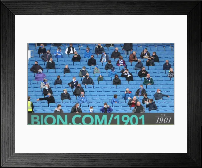 Framed Print : Premier League Showdown: Brighton vs Manchester City (18MAY21)