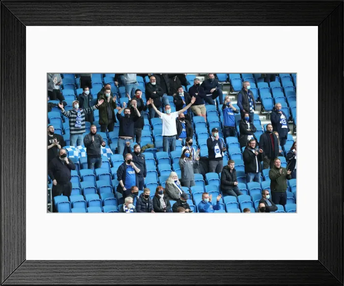 Framed Print : Premier League Showdown: Brighton & Hove Albion vs Manchester City (18MAY21) Framed Print : Premier League Showdown: Brighton & Hove Albion vs Manchester City (18MAY21)