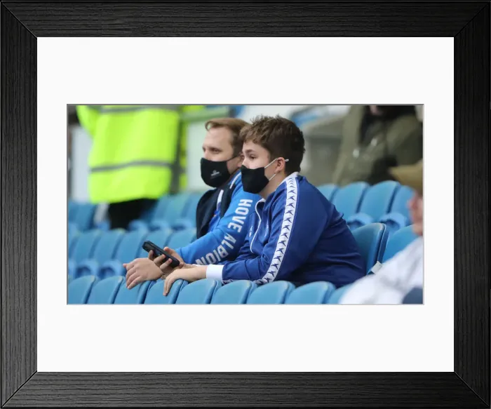 Framed Print : Excited Young Fans at the American Express Community Stadium: Brighton & Hove Albion vs Manchester City (18May21) Framed Print : Excited Young Fans at the American Express Community Stadium: Brighton & Hove Albion vs Manchester City (18May21)