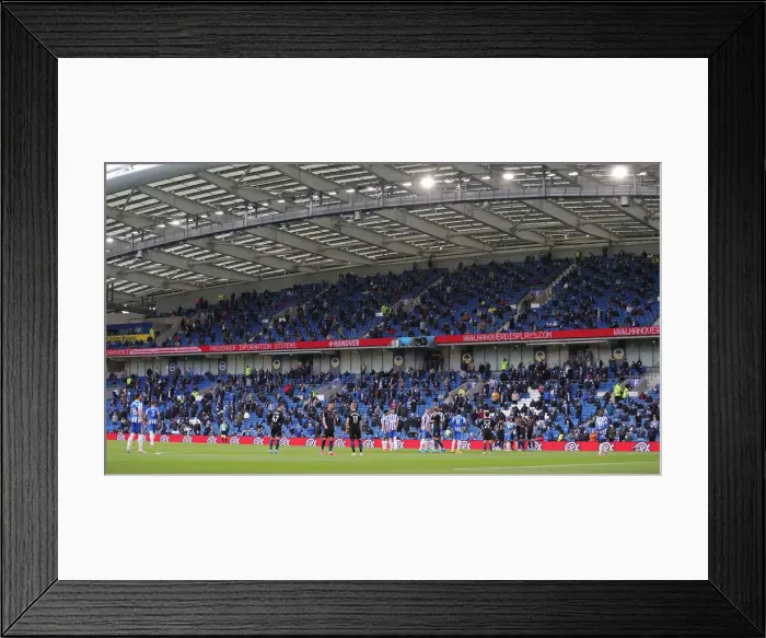 Framed Print : Premier League Showdown: Brighton vs Manchester City (18MAY21) - American Express Community Stadium