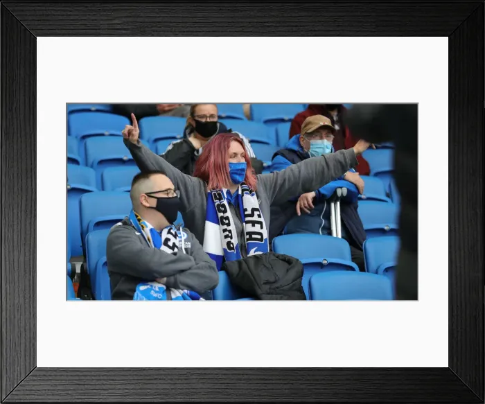 Framed Print : Premier League Showdown: Brighton vs Manchester City (18MAY21)