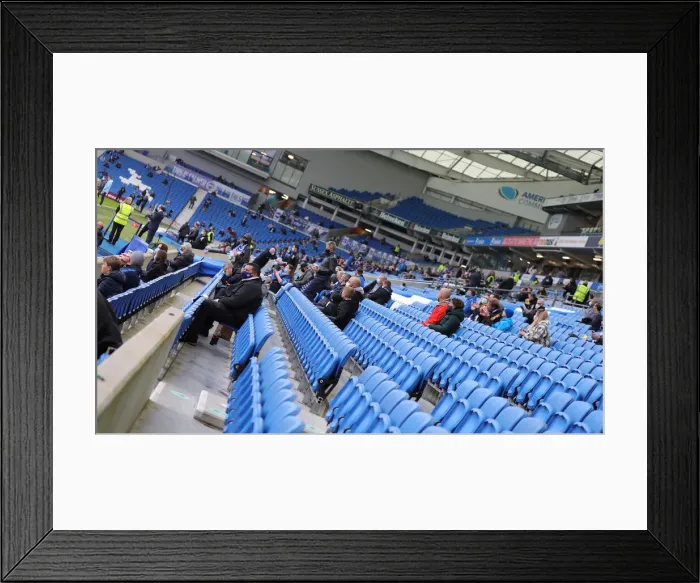Framed Print : Premier League Showdown: Brighton vs. Manchester City (18MAY21) - American Express Community Stadium Framed Print : Premier League Showdown: Brighton vs. Manchester City (18MAY21) - American Express Community Stadium