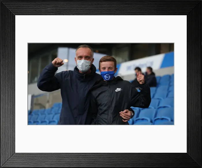 Framed Print : Premier League Showdown: Brighton & Hove Albion vs Manchester City (18MAY21)